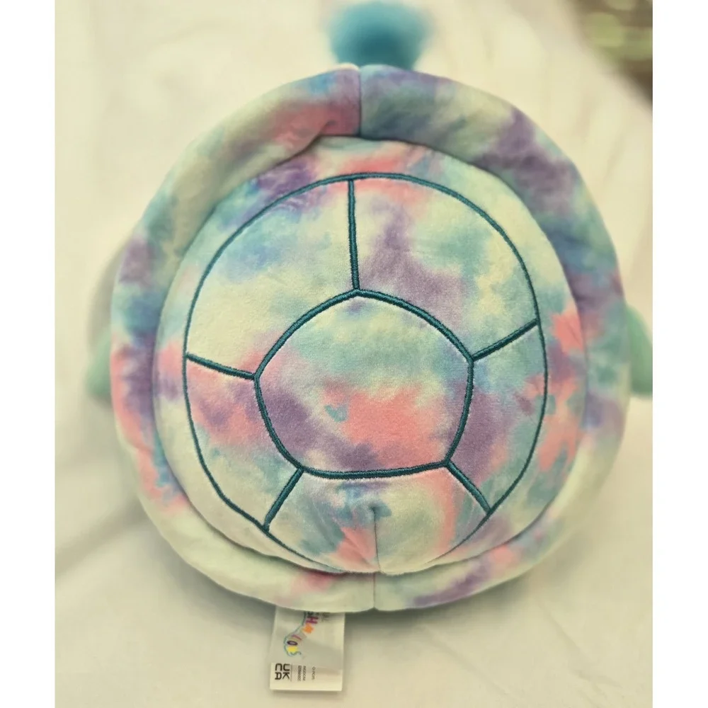 Squishmallows: CASCADE THE SEA TURTLE Tie Dye Shell Blue Belly Toy Plush‎